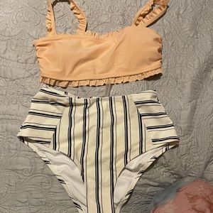 Cupshe high waisted two piece
